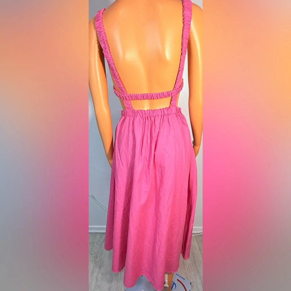 Petal & Pup Pink Backless Dress - Picture 4 of 10